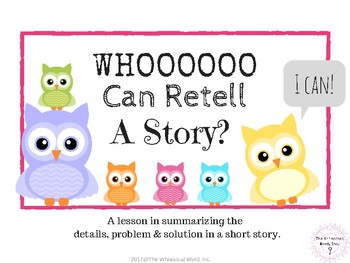 Preview of Story Retell FREE Activity No Print Speech Therapy