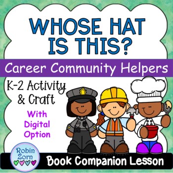 Preview of WHOSE HAT IS THIS Book Companion CAREER ACTIVITIES 