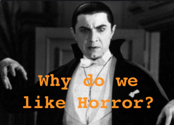 Preview of WHY do we like HORROR? Great Introduction to Halloween/Edgar Allan Poe units