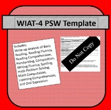 WIAT-4 PSW Template