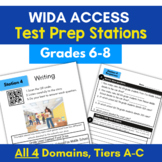 WIDA ACCESS Test Prep for ELL speaking, listening, reading