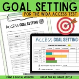 WIDA ACCESS test data -- goal setting sheets