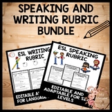 ESL Speaking & ESL Writing Rubric Bundle - WIDA Aligned