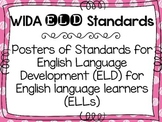 WIDA ELD Standards for English language learners FREEBIE