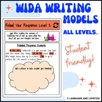 Preview of WIDA Writing Models for ELs: Reload Your Response