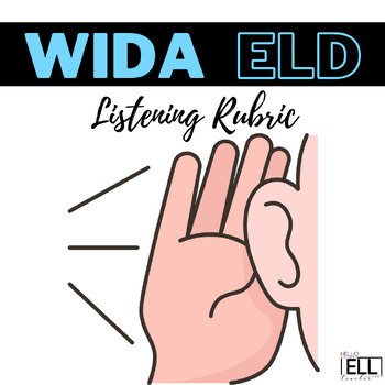 Preview of WIDA Listening Rubric for ELs