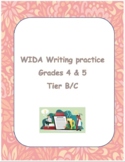 WIDA practice assessment - Writing - Grades 4&5