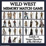 WILD WEST MEMORY MATCHING GAME