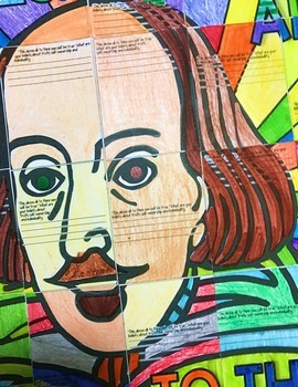 William Shakespeare, Writing Activity, Collaborative Poster, Group Project