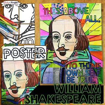 Preview of William Shakespeare, Writing Activity, Collaborative Poster, Group Project