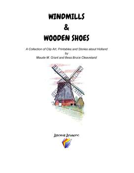 Preview of CLIP ART - WINDMILLS AND WOODEN SHOES - Images and Vintage Teaching Guide
