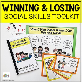 Preview of WINNING AND LOSING GAMES SOCIAL SKILLS TOOLKIT for Autism and Special Ed