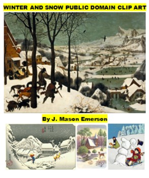 Preview of WINTER AND SNOW PUBLIC DOMAIN CLIP ART (100+ IMAGES)