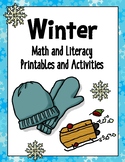 WINTER Math and Literacy Printables and Activities {updated}