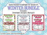 WINTER BUNDLE: Early Finisher or Challenger Grades 3-6