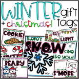 WINTER + CHRISTMAS GIFT TAGS | EDITABLE NAME | TREAT BAG L