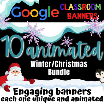animated christmas banners
