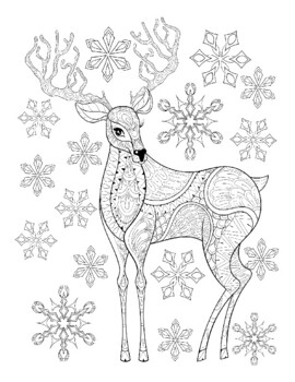 Preview of WINTER COLORING, BUNDLE 29 PAGES, WINTER ACTIVITIES, HOLIDAY ACTIVITIES