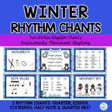 Winter Music Rhythm Chants: Rhythms-Body Percussion-Instruments & Notes