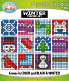 WINTER Mystery Images Clipart {Zip-A-Dee-Doo-Dah Designs}