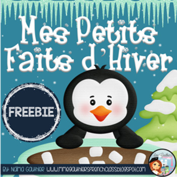 Preview of *FREEBIE* FRENCH WINTER WRITING ACTIVITY SET
