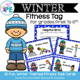 WINTER Fitness Tag for PE and Recess