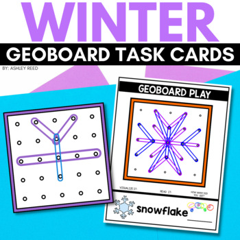 Geoboard Snowflakes STEM Activity for Kids - Frugal Fun For Boys and Girls