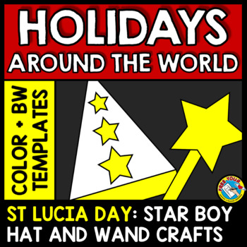 Winter Holidays Around The World Kindergarten Activity St Lucia Day Crown Craft