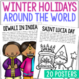 WINTER HOLIDAYS AROUND THE WORLD Posters | Christmas Bulle