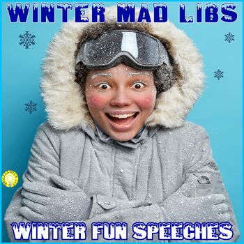 Preview of WINTER MAD LIBS FUN ACTIVITY -grades 5-8 speaking, grammar, and vocabulary  game