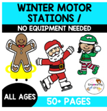 WINTER MOTOR STATIONS & BRAIN BREAK CARDS for all winter l
