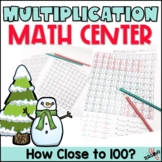 WINTER Multiplication Array Game 3rd Grade