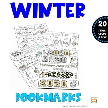 Preview of WINTER & NEW YEAR'S BOOKMARKS