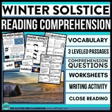 WINTER reading comprehension passage with questions Winter