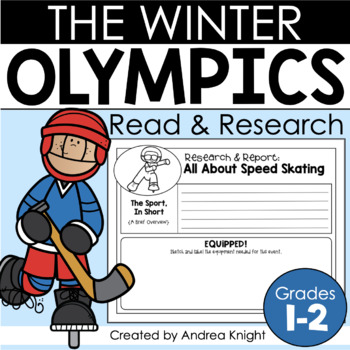 Preview of WINTER OLYMPICS - Student Books and Research Templates