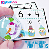 WINTER Owl Addition Facts Poke Game