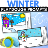 WINTER PLAYDOH Mats | Playdough Prompts