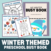 WINTER // PRESCHOOL EARLY CHILDHOOD BUSY BOOK / MENU / PRACTICE