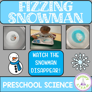 Preview of WINTER SCIENCE EXPERIMENT FOR PRESCHOOL AND TODDLERS | FIZZING SNOWMAN