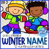 WINTER SET 2 ● Easy Peasy Name and Writing Practice