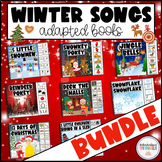 WINTER SONGS Adapted Books - Holiday Circle Time Activity 