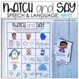 Winter Speech Therapy Activities - Articulation, Language,