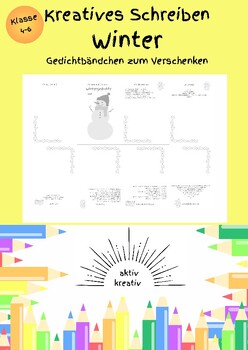 Preview of WINTER - Stationenlernen - Gedichte - kreatives Schreiben