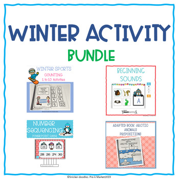 Preview of WINTER THEMED ACTIVTIES BIG BUNDLE