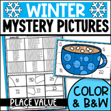WINTER Themed Place Value Mystery Pictures: Tens and Ones 