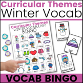 WINTER Vocabulary Bingo for Speech Therapy | Curricular Themes