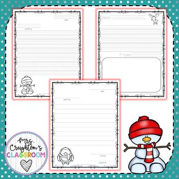 WINTER WORK ON WRITING PACK by Mrs Creighton's Classroom | TPT