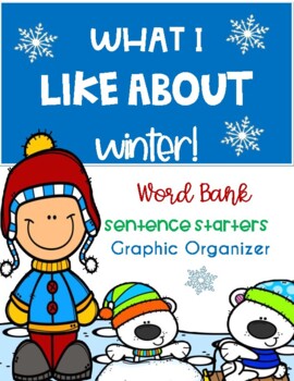 Preview of WINTER WRITING ACTIVITY WINTER GRAPHIC ORGANIZER