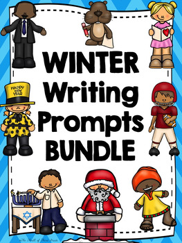 Preview of WINTER WRITING BUNDLE-Winter/Holidays-New Year's-Valentine's-Presidents' Day-MLK