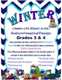 WINTER common core aligned LEVELED reading informational passages